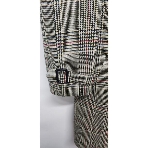 Hudsons Rockham Men's Classic Houndstooth Plaid Long Coat, Size42L, In Tan Multi - Picture 10 of 14